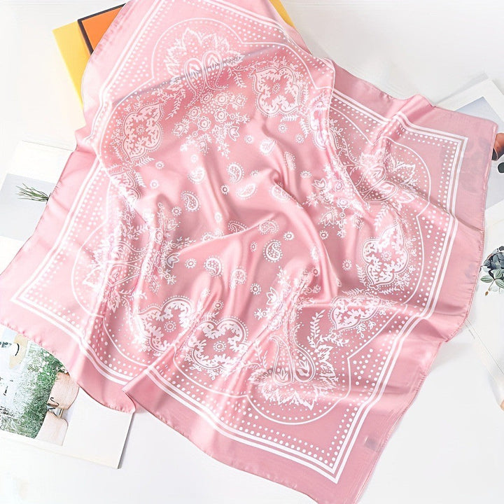 Kalsten | Retro Korean Style Faux Silk Scarf