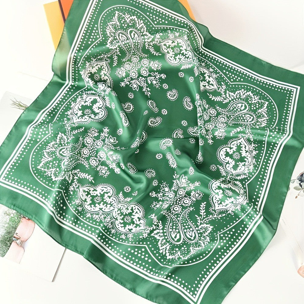 Kalsten | Retro Korean Style Faux Silk Scarf
