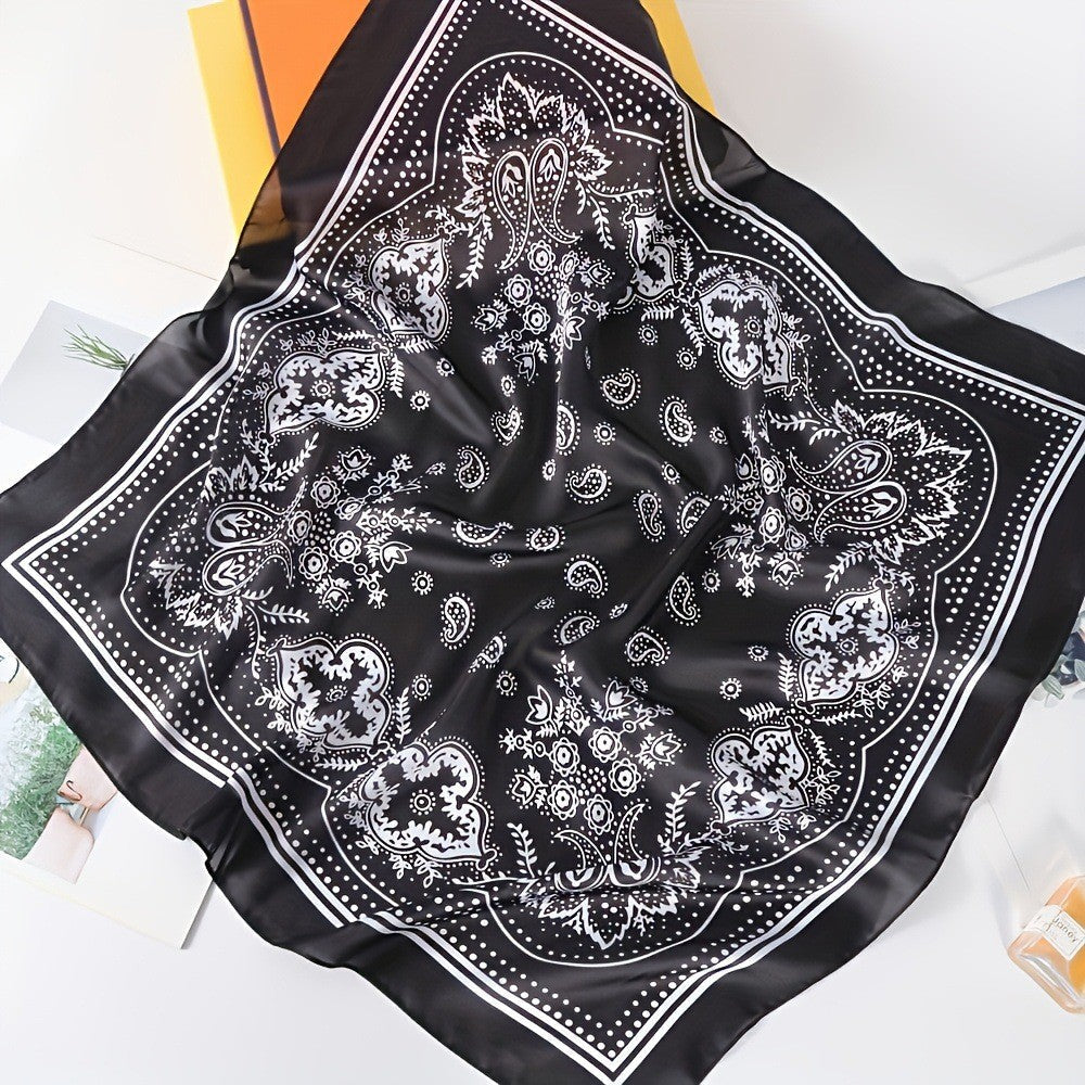 Kalsten | Retro Korean Style Faux Silk Scarf