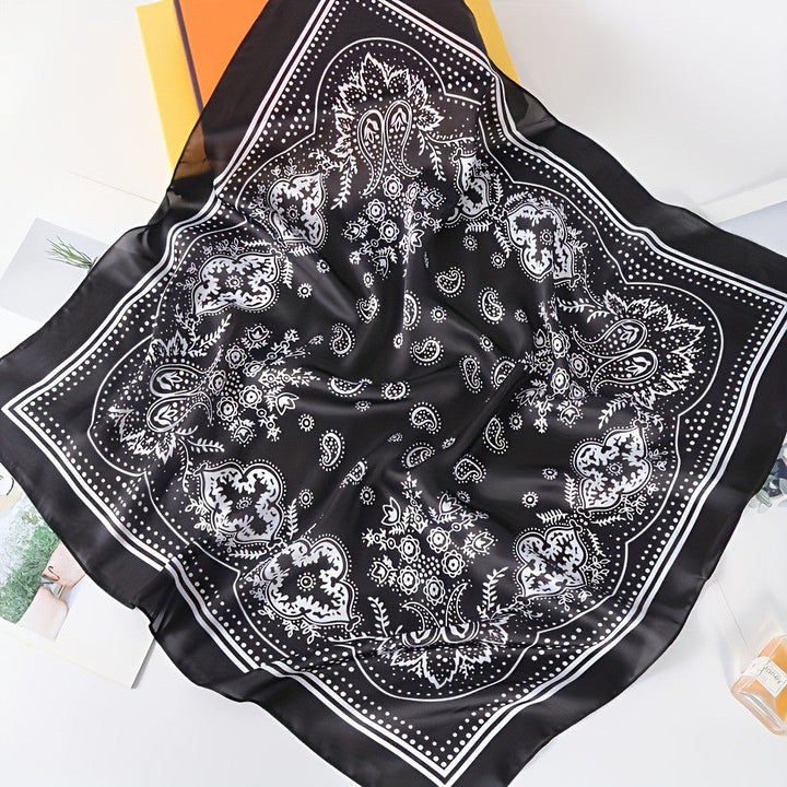 Kalsten | Retro Korean Style Faux Silk Scarf
