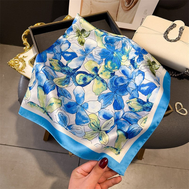 Kalsten | Retro Korean Style Faux Silk Scarf