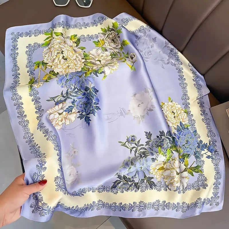 Kalsten | Retro Korean Style Faux Silk Scarf