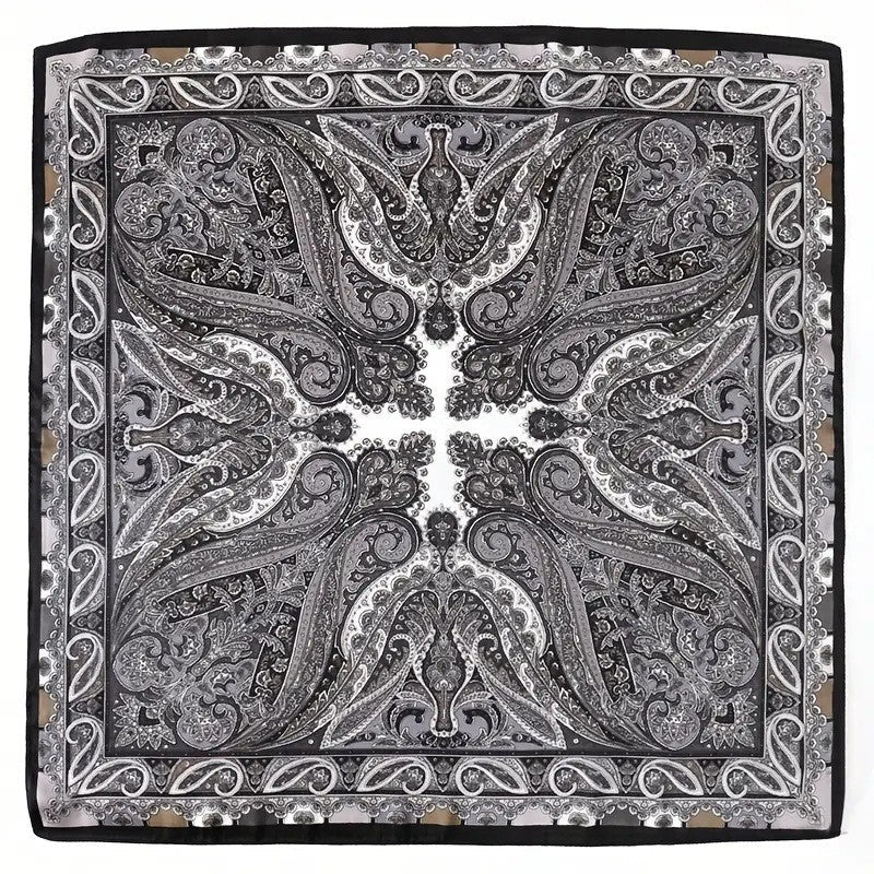 Kalsten | Retro Korean Style Faux Silk Scarf