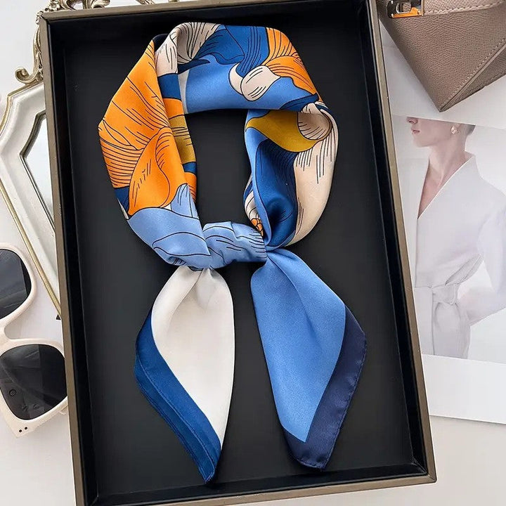 Kalsten | Retro Korean Style Faux Silk Scarf
