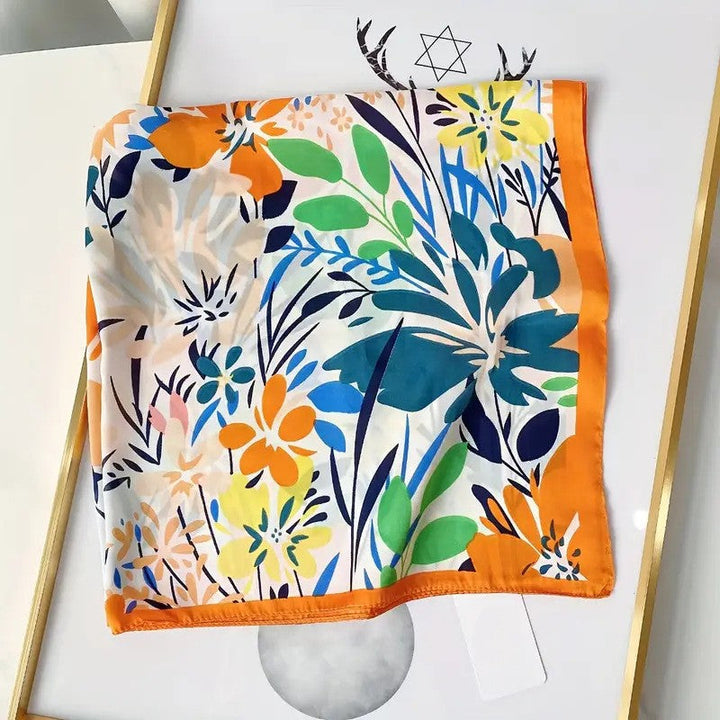 Kalsten | Retro Korean Style Faux Silk Scarf