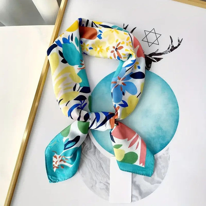 Kalsten | Retro Korean Style Faux Silk Scarf