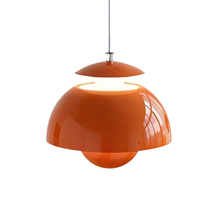 Pendant Light Metal 10 in Spherical Adjustable Living Room Dining Area Modern Chandelier Industrial Style LED Ceiling Fixture | Kalsten
