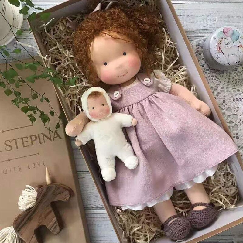 Handmade Waldorf doll Kalsten