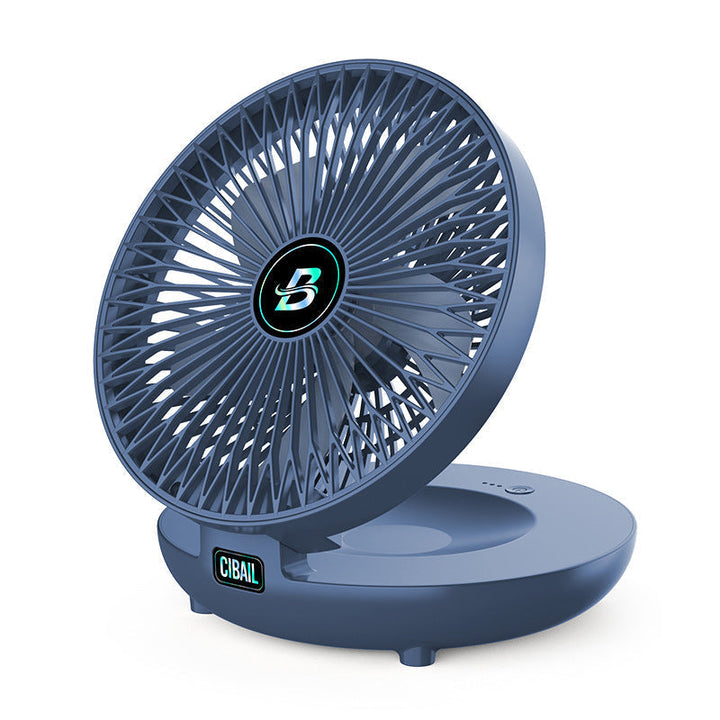 Portable Mini Desktop Fan, USB Rechargeable Adjustable Wall-Mount Fan | Kalsten