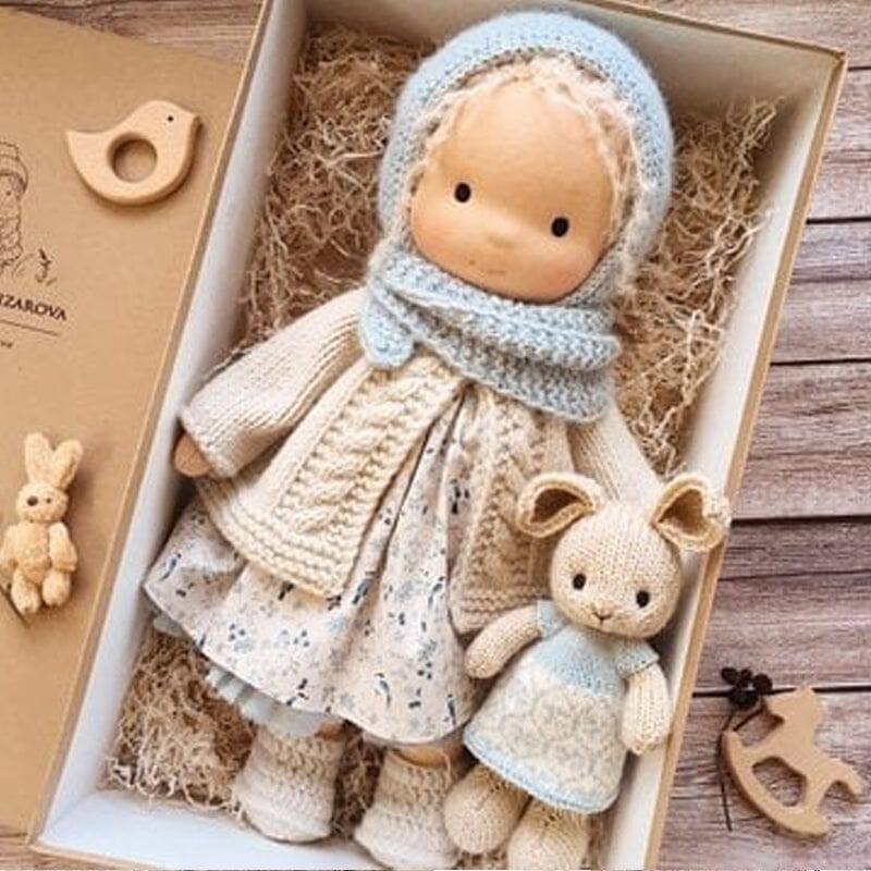 Handmade Waldorf doll Kalsten