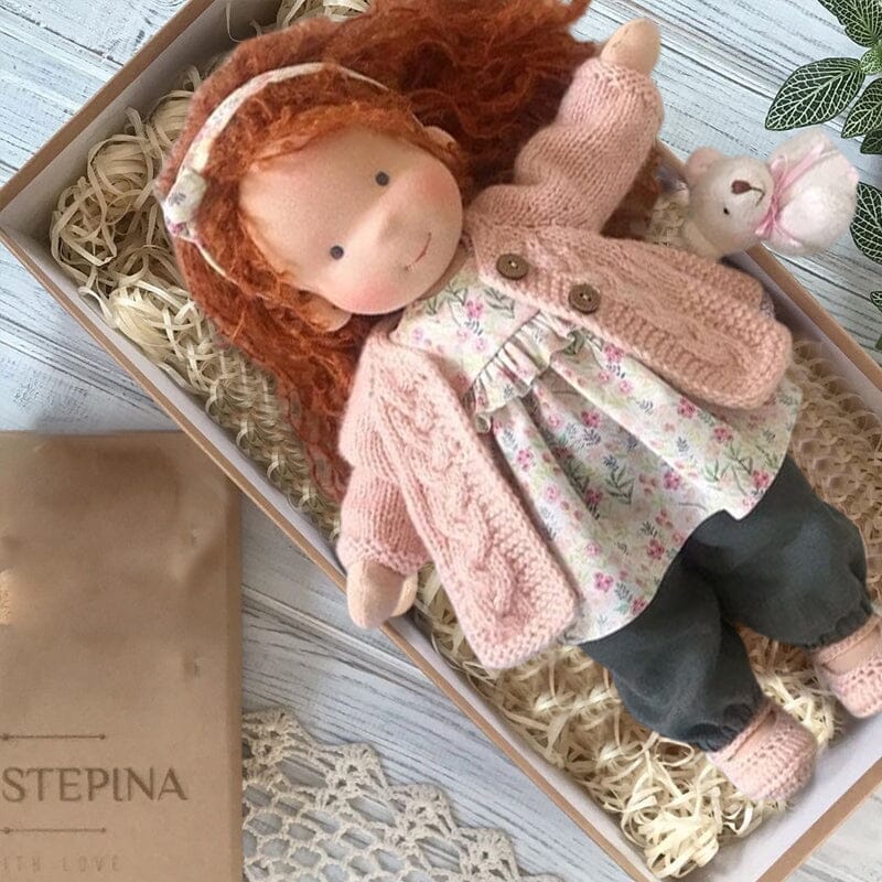 Handmade Waldorf doll Kalsten