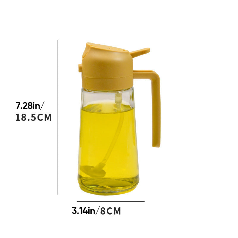 2 in 1 glass oil sprayer and dispenser | Kalsten