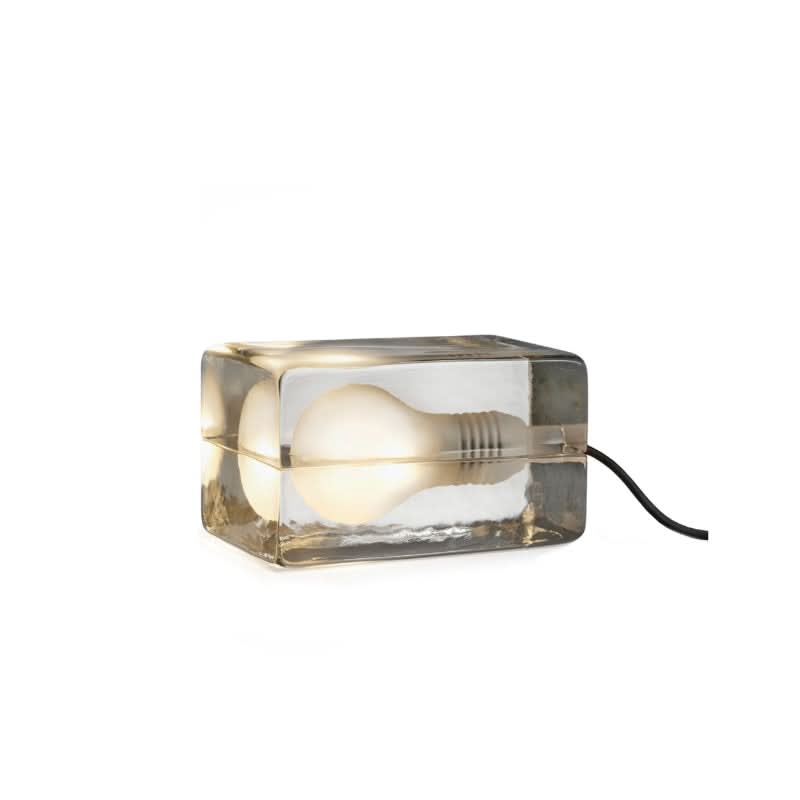 Noxord | Glass Block Table Lamp with G9 Socket