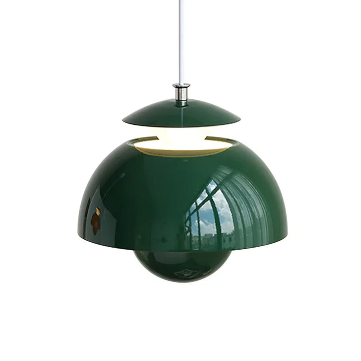 Pendant Light Metal 10 in Spherical Adjustable Living Room Dining Area Modern Chandelier Industrial Style LED Ceiling Fixture | Kalsten