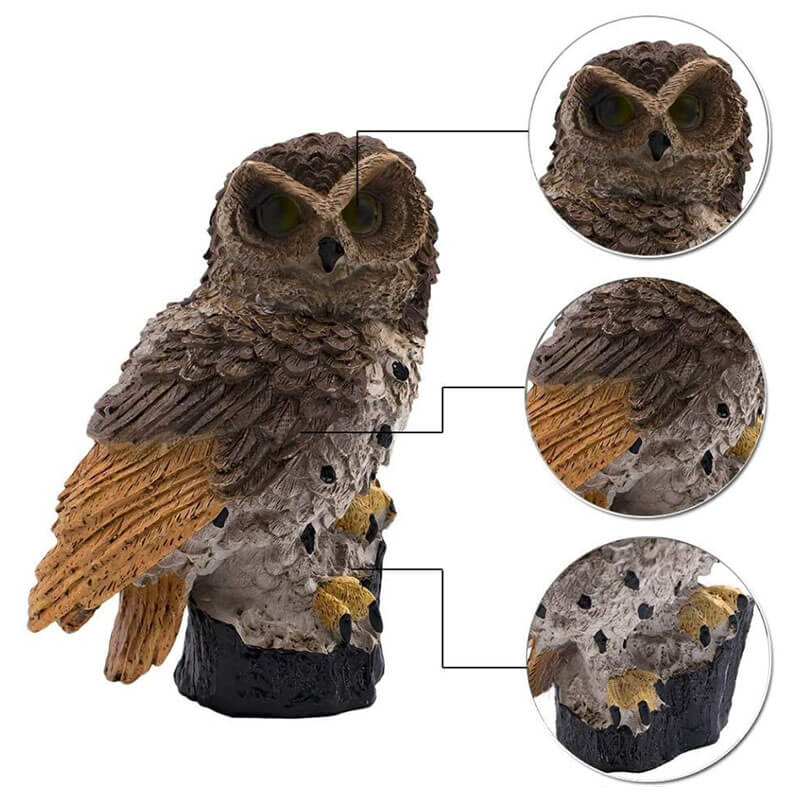Kalsten | Barter | Garden lamp owls with solar energy