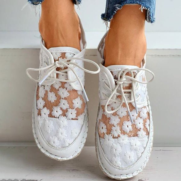Kalsten | Orthopedic stylish shoe with floral design