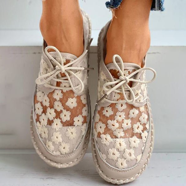 Kalsten | Orthopedic stylish shoe with floral design