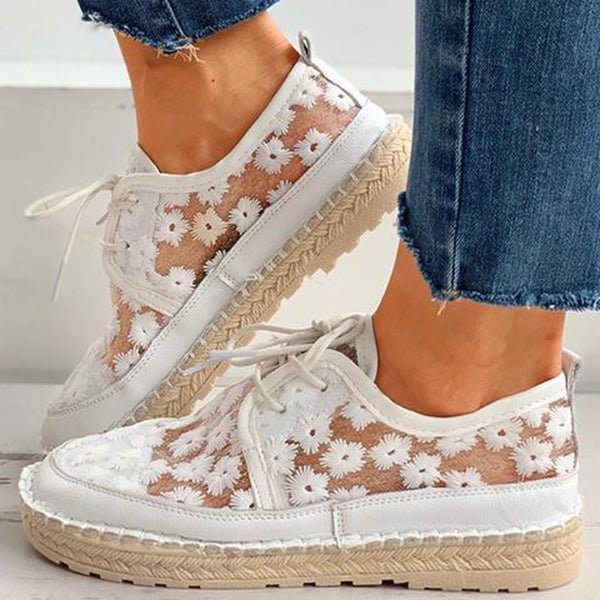 Kalsten | Orthopedic stylish shoe with floral design