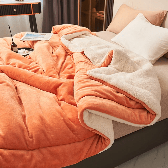 SOFTHUG LUXE Plush Flannel Fleece Blanket
