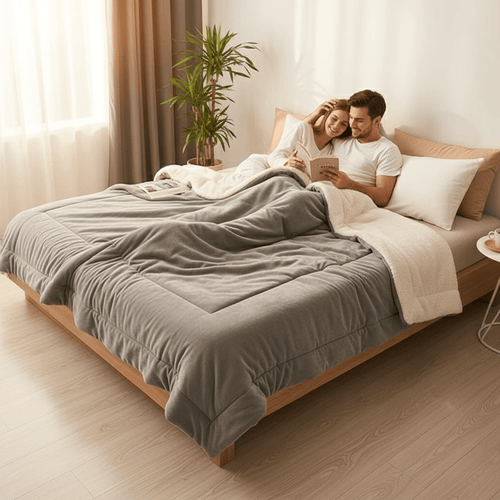 SOFTHUG LUXE Plush Flannel Fleece Blanket