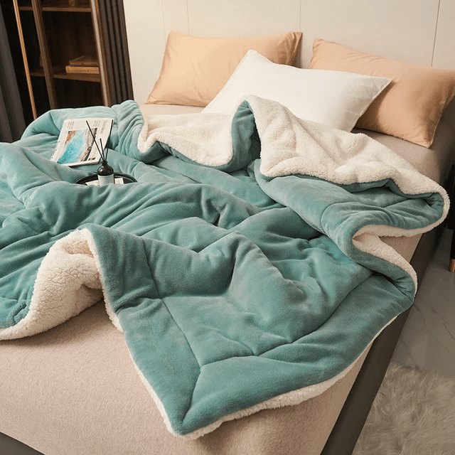 SOFTHUG LUXE Plush Flannel Fleece Blanket