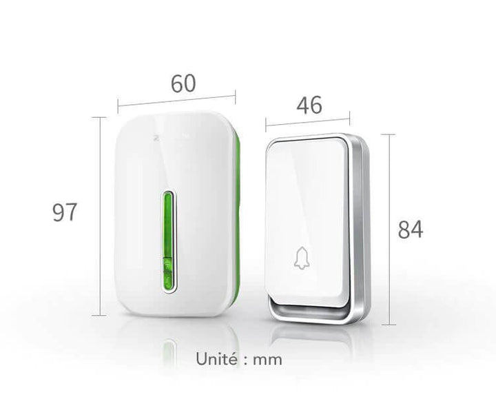 Wireless Battery-Free Smart Doorbell (Waterproof)