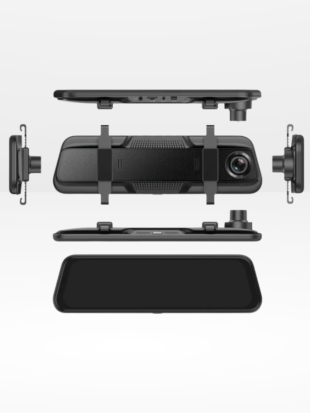 4K Front & Rear Dash Cam with CarPlay