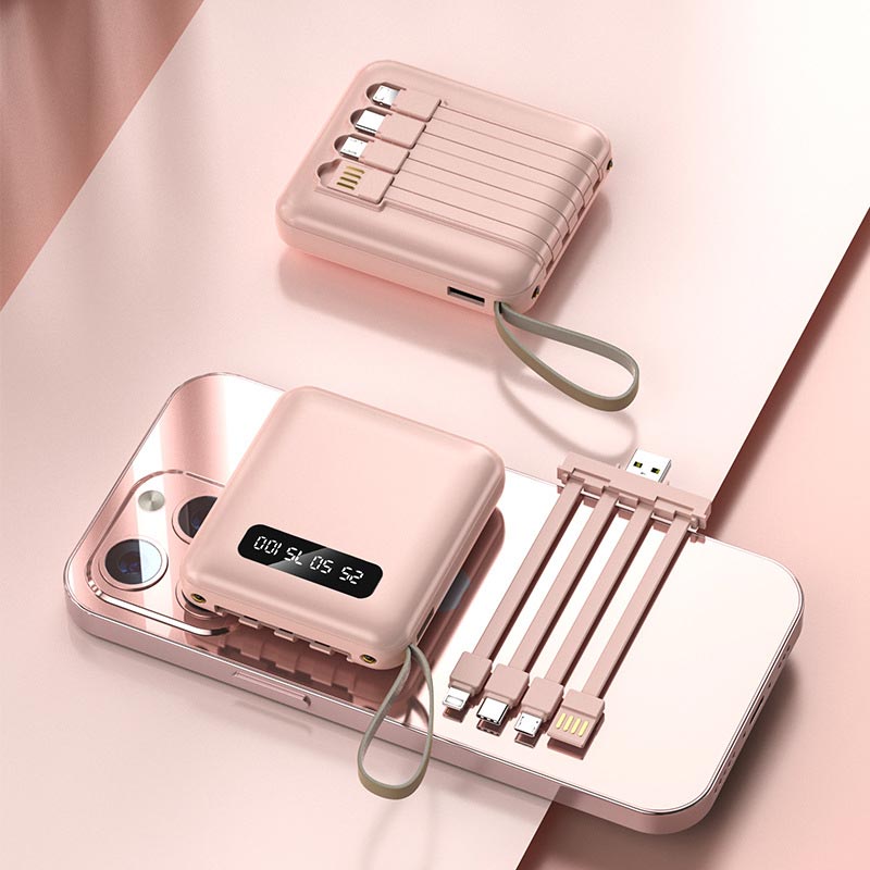 Kalsten | Fast Charge 20000mAh Mini Powerbank with Integrated Cables