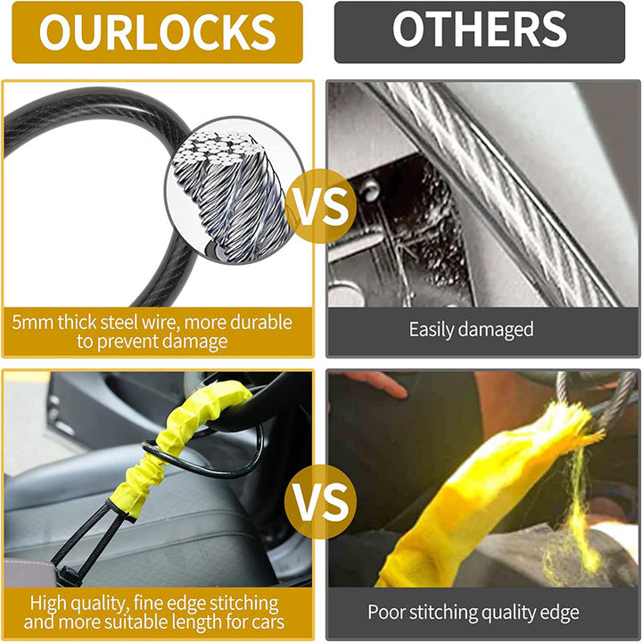 Kalsten | Steering Wheel Lock Tow Cable