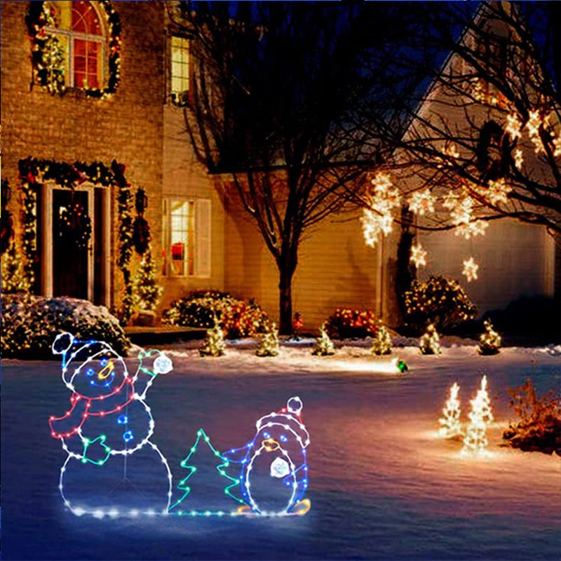 Animated LED Snowball Light