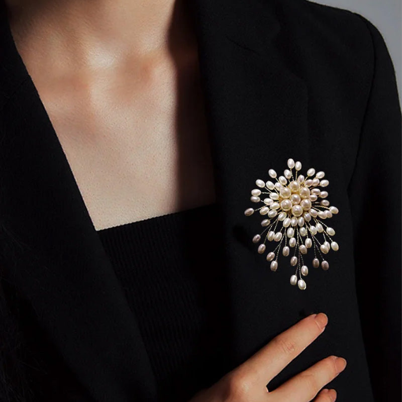 Handmade Pearl Brooch for Women – Buy 1 Get 1