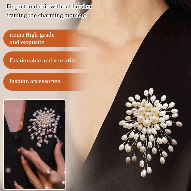 Handmade Pearl Brooch for Women – Buy 1 Get 1