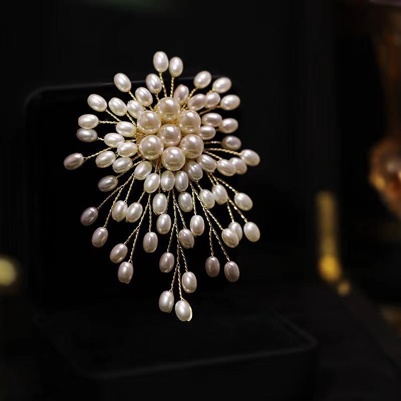 Handmade Pearl Brooch for Women – Buy 1 Get 1