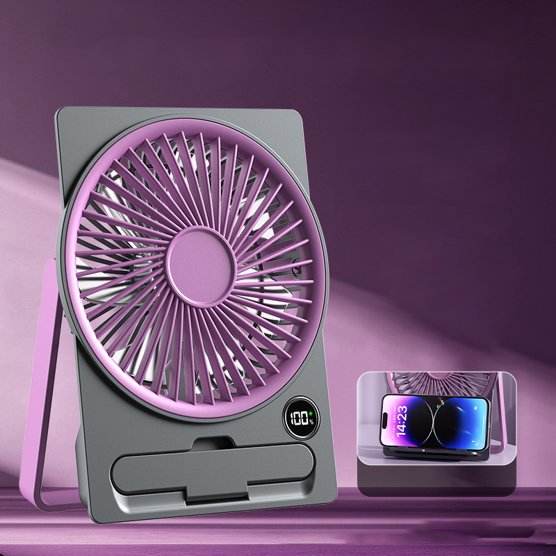 Ultrathin, rechargeable mini fan with USB port | Kalsten