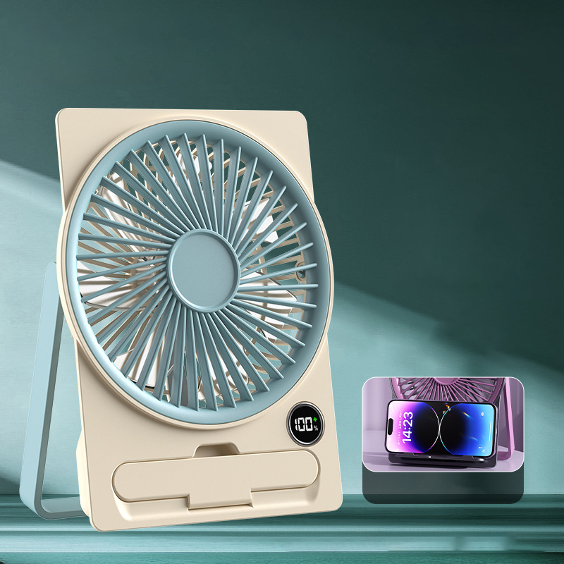 Ultrathin, rechargeable mini fan with USB port | Kalsten