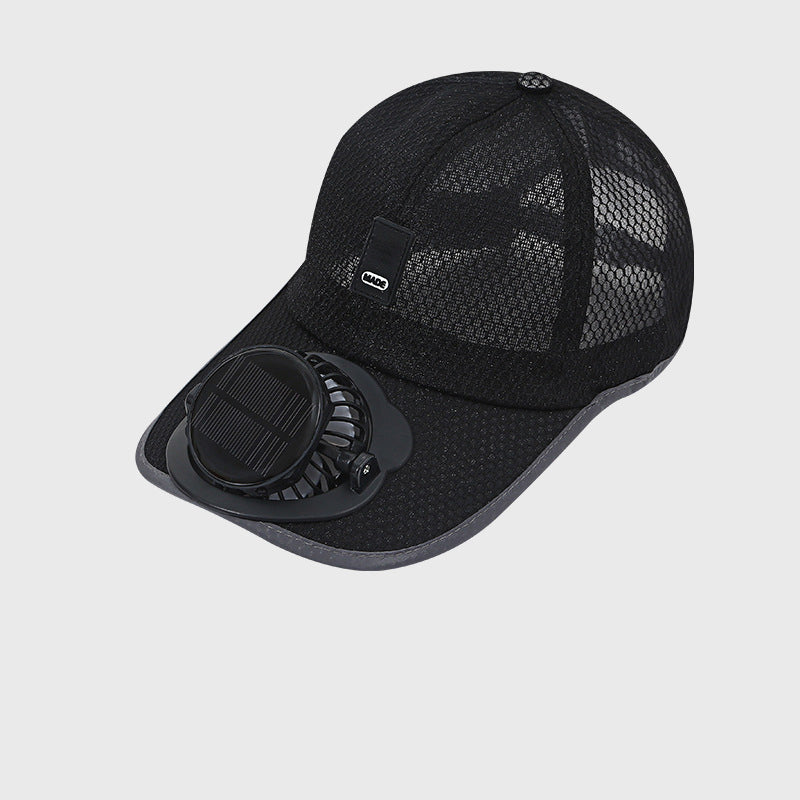 Breathable Baseball Cap with Solar Fan | Kalsten