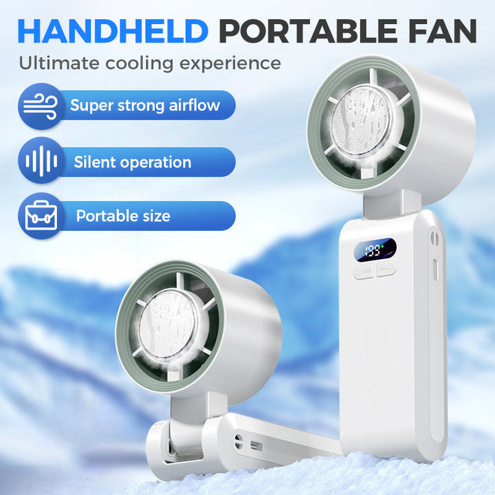 Personal Misting Fan for Outdoor Sports, Travel & Gym | Rechargeable, 3 Speeds, Instant Cooling Relief | Kalsten