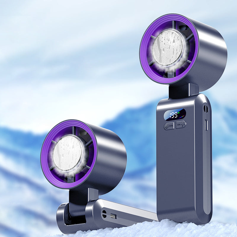 Personal Misting Fan for Outdoor Sports, Travel & Gym | Rechargeable, 3 Speeds, Instant Cooling Relief | Kalsten