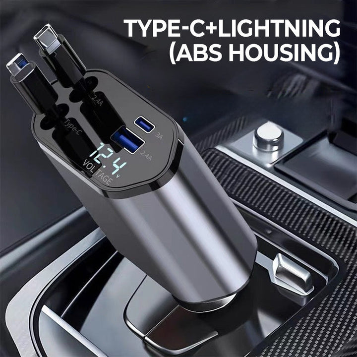 Kalsten | 4-in-1 fast charger and retractable car charger