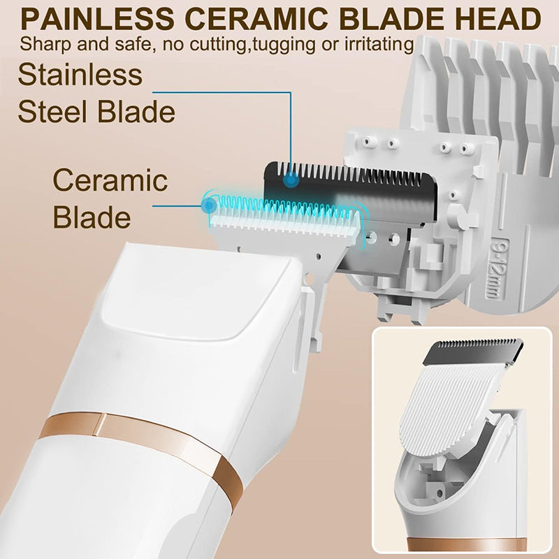 3-in-1 Electric Beard Trimmer with Charging Station | Kalsten