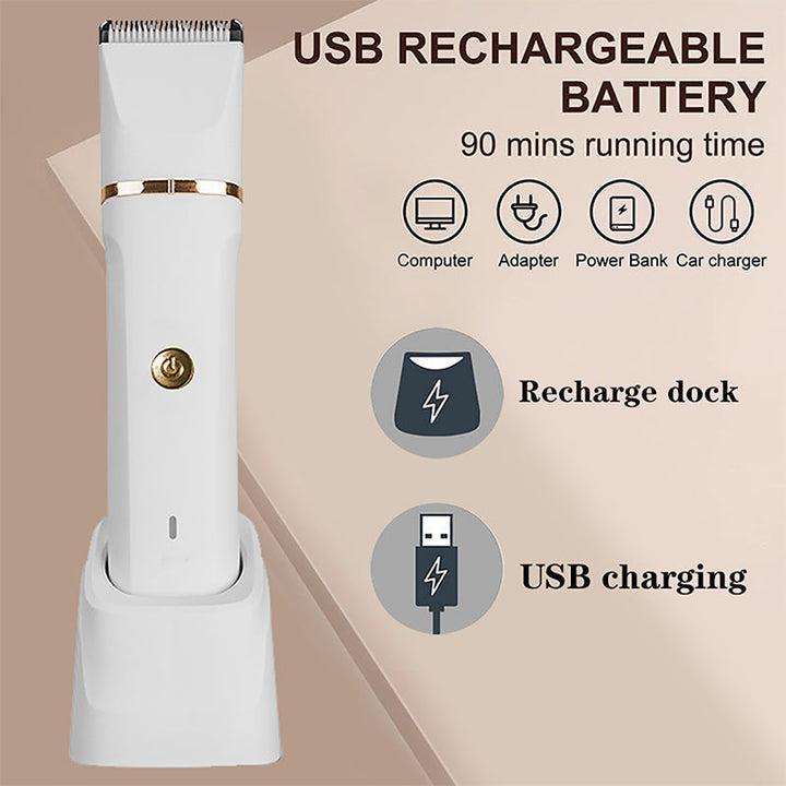 3-in-1 Electric Beard Trimmer with Charging Station | Kalsten