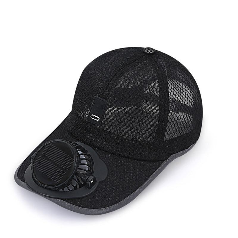 Breathable Sun Hat Baseball Cap with Built-in Solar Cooling Fan | Kalsten