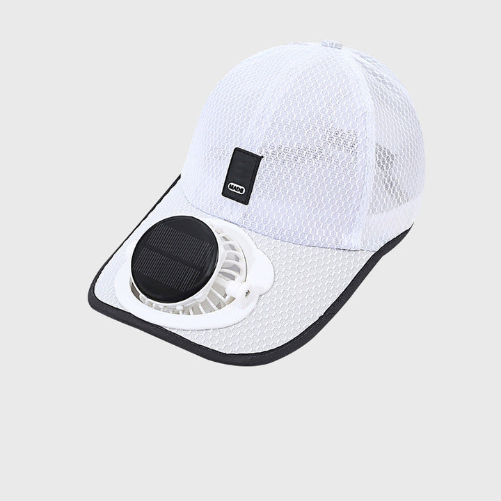 Breathable Sun Hat Baseball Cap with Built-in Solar Cooling Fan | Kalsten