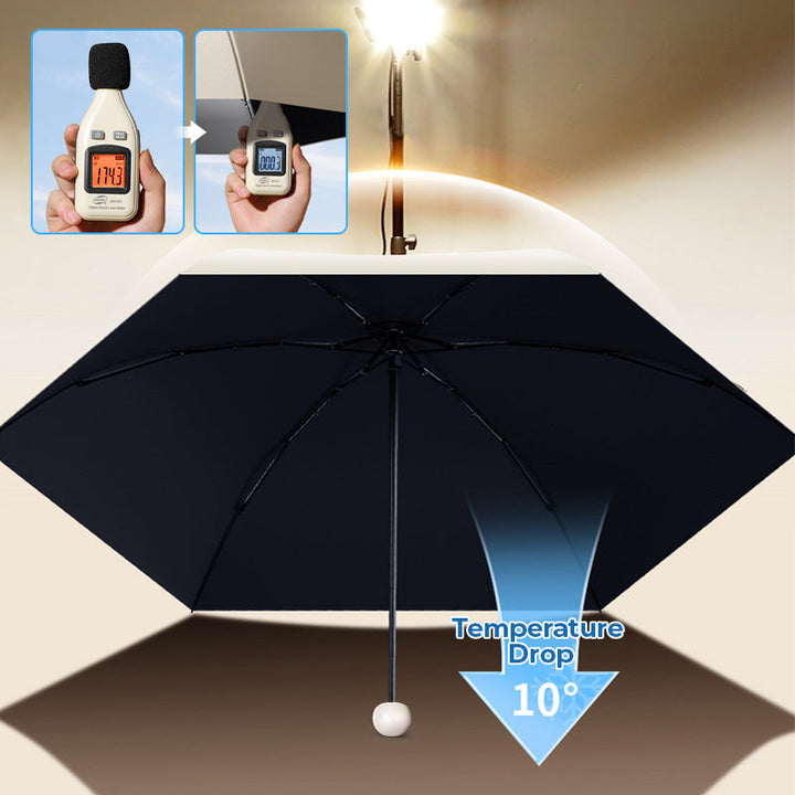 Capsule pocket umbrella with sun protection | Kalsten
