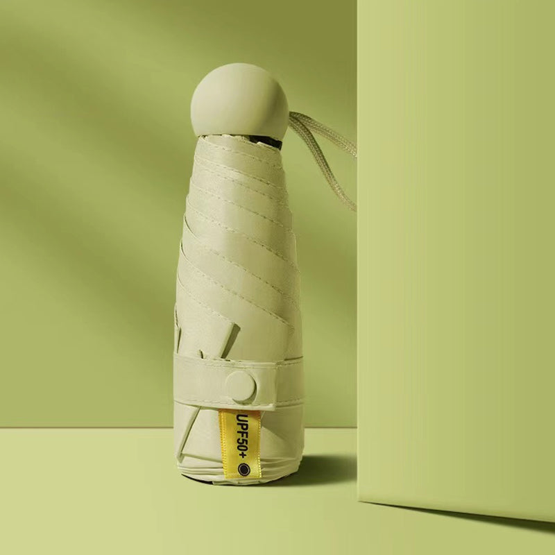 Capsule pocket umbrella with sun protection | Kalsten