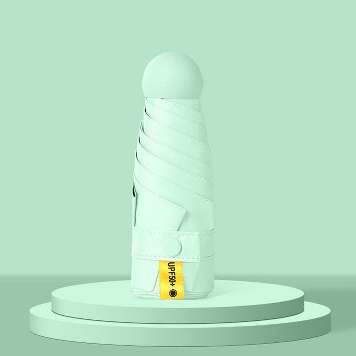 Capsule pocket umbrella with sun protection | Kalsten