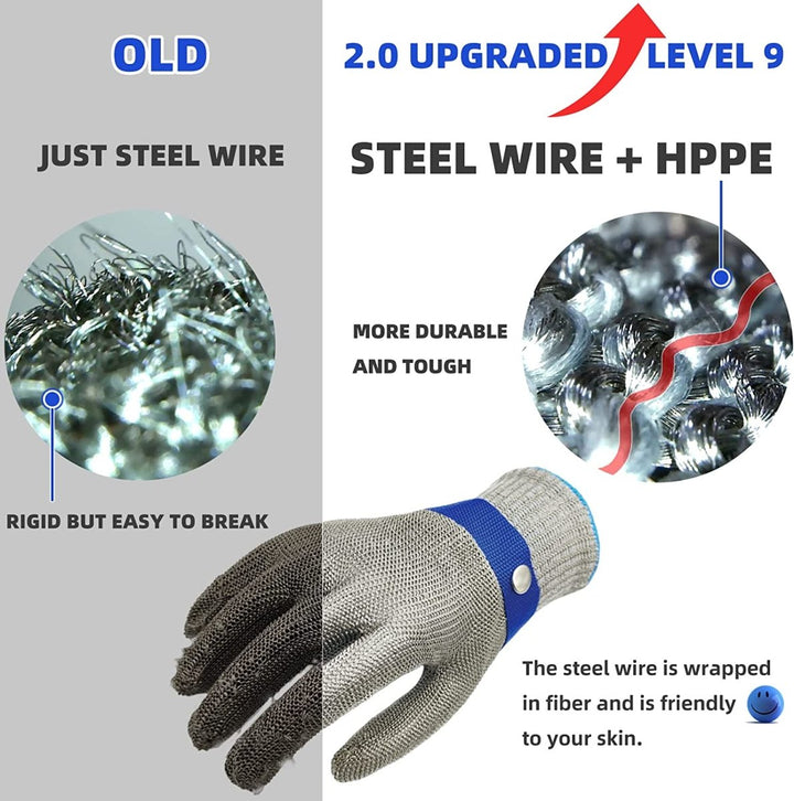 Kalsten | METALMESH PRO – Stainless Steel Safety Gloves with Maximum Cut Resistance