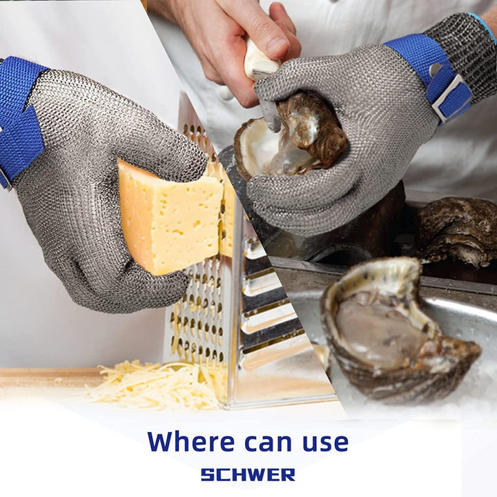 Kalsten | METALMESH PRO – Stainless Steel Safety Gloves with Maximum Cut Resistance