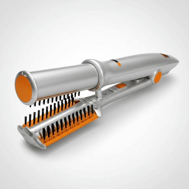 Kalsten | STYLESPIN – 2-in-1 Rotating Hair Brush with Adjustable Heat Settings