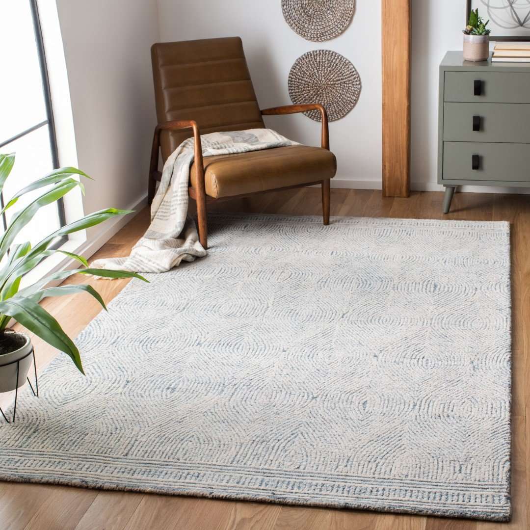 Wool Tufted Living Room Carpet Rug Noxord